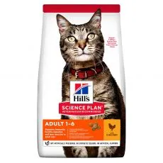 Hill's Science Plan granule pre dospel&eacute; mačky s kurac&iacute;m 10 kg