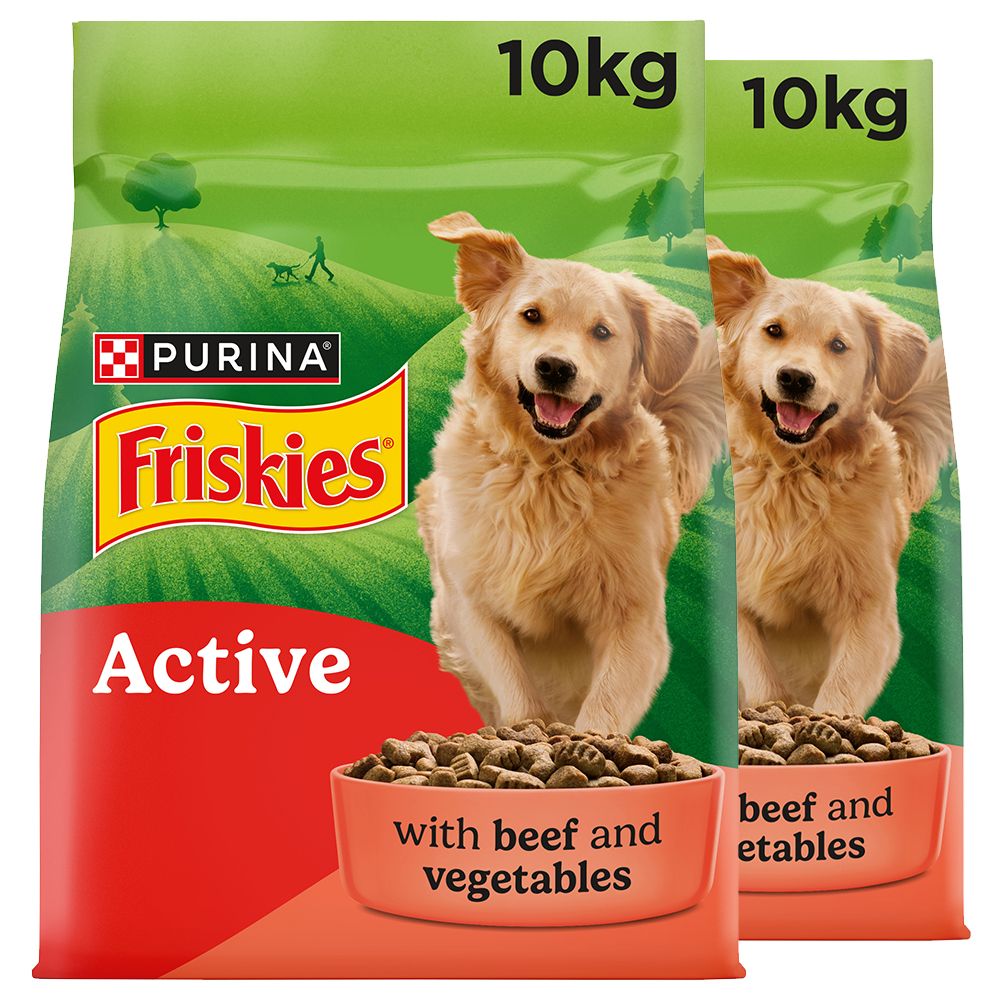 Friskies Active granule pre psov hovädzie 2x10 kg
