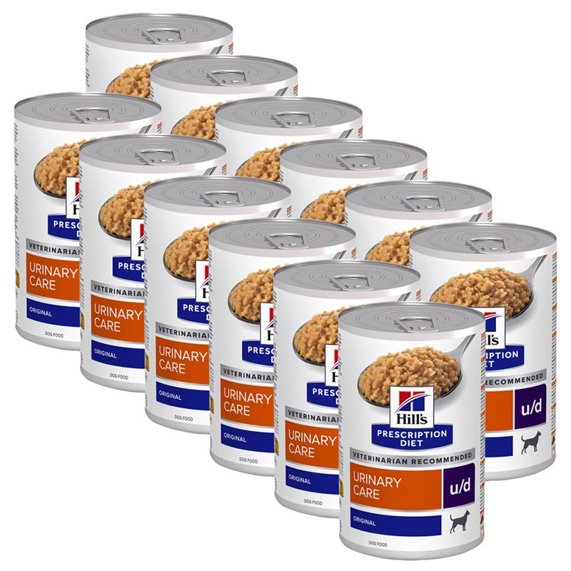 Hill's Prescription Diet u/d Starostlivosť o močový systém konzerva pre psov 12 x 370 g