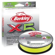 Berkley Splietaná šnúra X5 Flame Green 150m