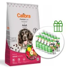 Calibra Dog Premium Line Adult Beef 12 kg + 10 x pamlsky ZADARMO