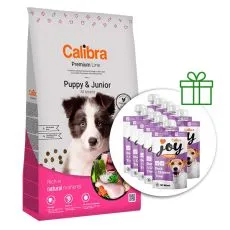 Calibra Dog Premium Line Puppy & Junior 12 kg + 10 x pamlsky ZADARMO