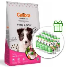 Calibra Dog Premium Line Puppy & Junior 12 kg + 10 x pamlsky ZADARMO