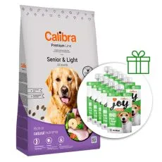 Calibra Dog Premium Line Senior & Light 12 kg + 10 x pamlsky ZADARMO