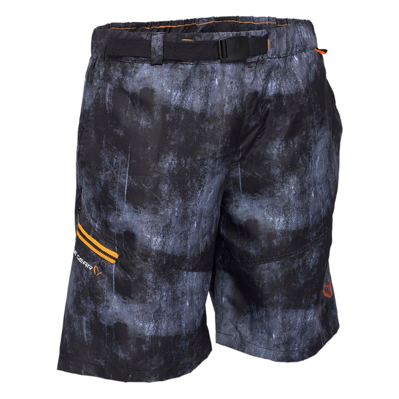 Savage Gear Kraťasy SIMPLY SAVAGE SHORTS BLACK INK/GREY S