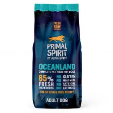 Primal Spirit Dog 65% Oceanland Dog - oceánske ryby 12kg