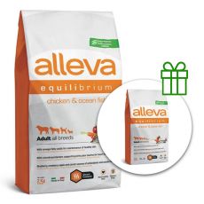Alleva SP EQUILIBRIUM dog chicken & ocean fish adult 12 + 2 kg ZADARMO