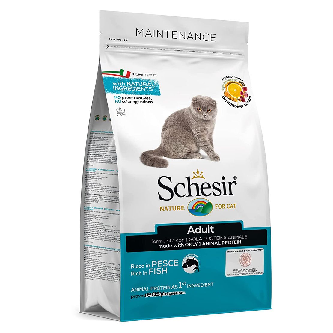 Schesir Cat Maintenance Adult - morské ryby a ryža 1,5 kg