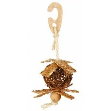 Pr&uacute;ten&aacute; lopta so sisalov&yacute;m lanom pre vt&aacute;ky 5,5 cm