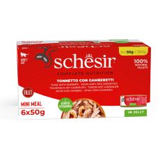 Schesir Multipack tuniak s krevetami 6 x 50 g