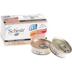 Schesir Multipack tuniak s lososom 6 x 50 g
