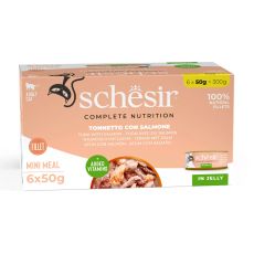 Schesir Multipack tuniak s lososom 6 x 50 g