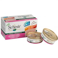 Schesir Multipack kuracie filety so šunkou 6 x 50 g