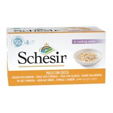 Schesir Multipack kuracie s tekvicou 6 x 50 g