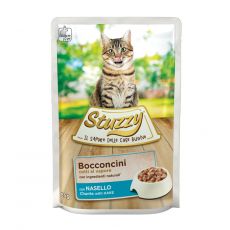 Stuzzy Cat Chunks kúsky tresky v šťave 85 g