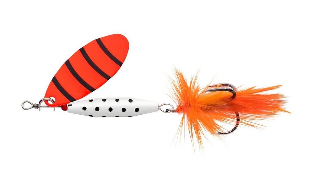 Abu Garcia Rotačka Reflex White Spinners 12g Orange