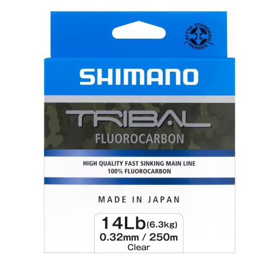 Shimano Vlasec Tribal Carp Fluorocarbon 250m Clear 0,32mm