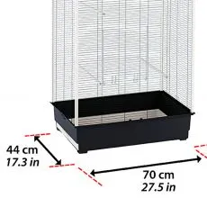 N&aacute;hradn&aacute; vanička pre vt&aacute;čiu voli&eacute;ru Ferplast NOTA 70 x 44 cm