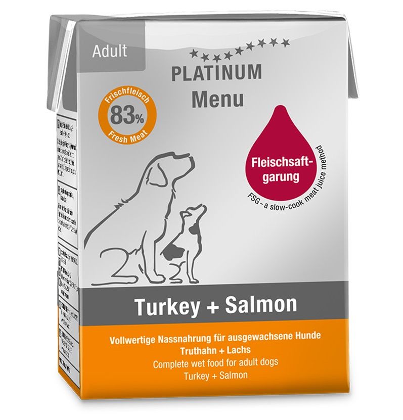 Platinum Menu morka + losos 375 g