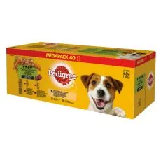 Pedigree MEGAPACK 40 Zmie&scaron;an&yacute; v&yacute;ber v &scaron;ťave 40 x 100 g
