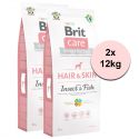 Brit Care Dog Hair & Skin Insect & Fish 2 x 12 kg