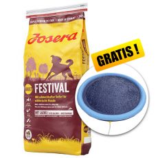 JOSERA Festival Adult 15 kg + Splash Play Mat GRÁTIS