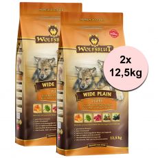 WOLFSBLUT Wide Plain Puppy 2 x 12,5 kg