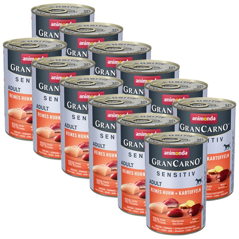 Animonda GranCarno Sensitiv Adult - kuracie so zemiakmi 12 x 400g