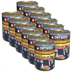 Konzerva ONTARIO Teľacie s bylinkami 12 x 800 g