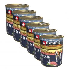 Konzerva ONTARIO Teľacie s bylinkami 6 x 800 g