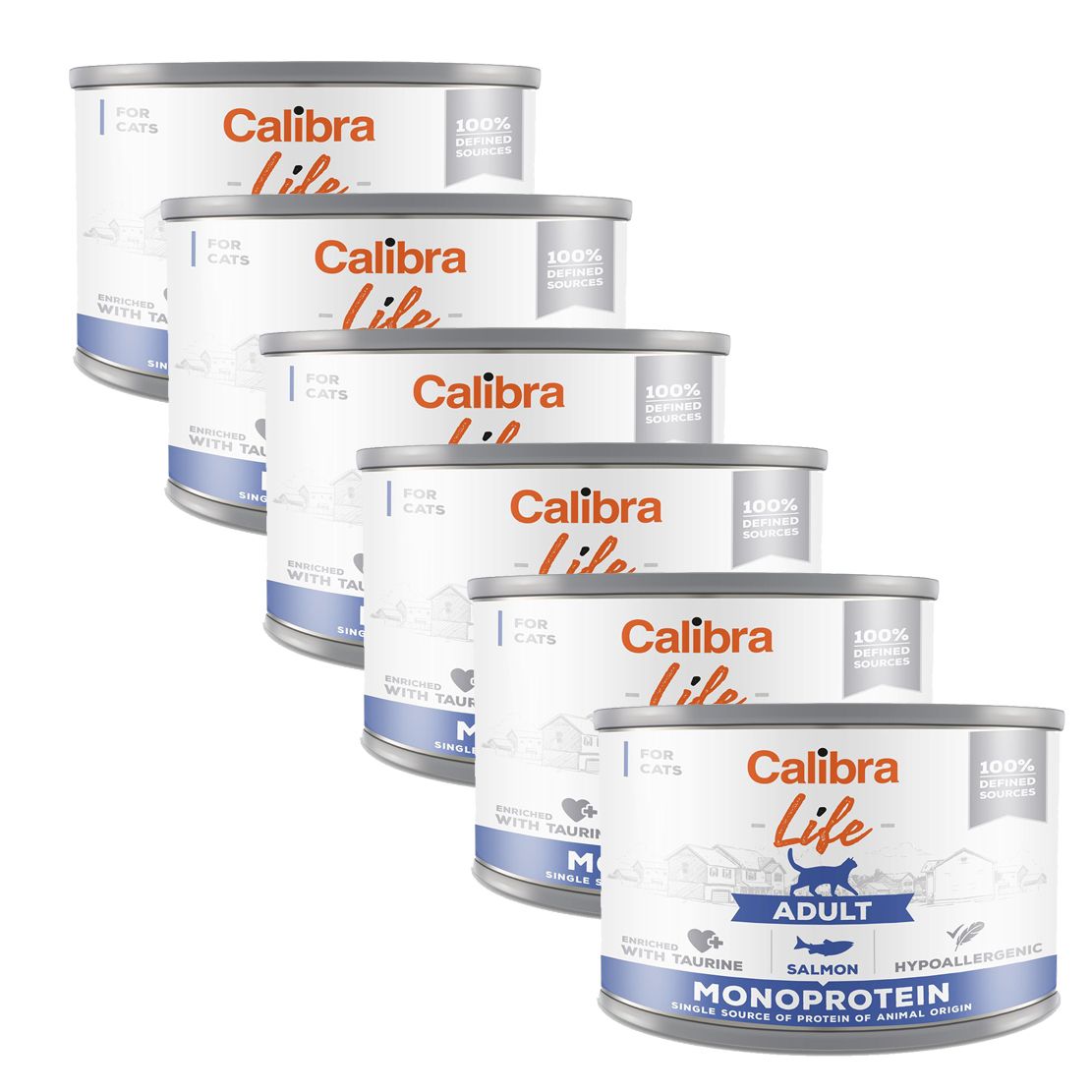 Calibra Cat Life Adult Salmon 6 x 200 g