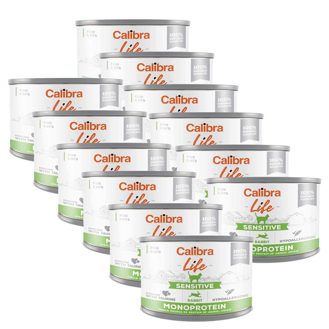 Calibra Cat Life Sensitive Rabbit 12 x 200 g