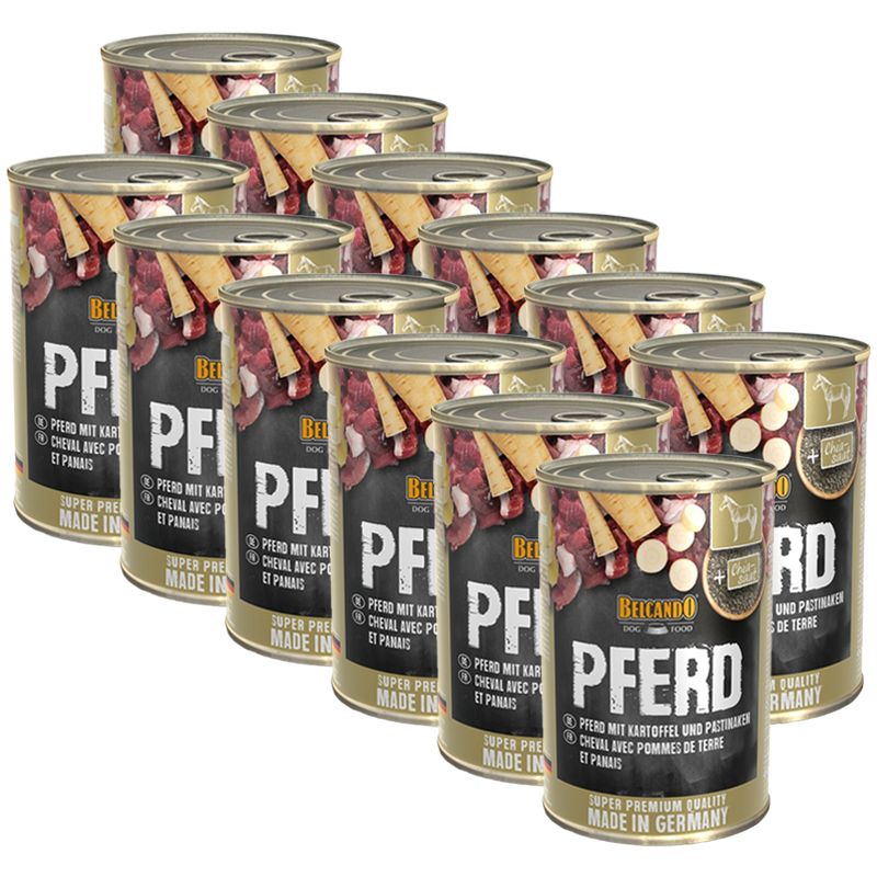 Belcando Pferd kôň so zemiakmi 12 x 400 g