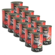 Konzerva pre mačky Leonardo, hov&auml;dzie 12 x 400 g