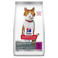 Hill's Science Plan granule pre kastrovan&eacute; dospel&eacute; mačky s kačicou 10 kg