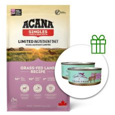 ACANA Singles Grass-Fed Lamb 11,4 kg + 2 x konzerva Terra Canis ZADARMO
