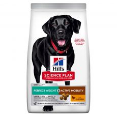 Hill's Science Plan Perfect Weight Active pre veľké dospelé psy s kuracím 12 kg
