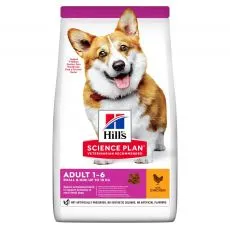 Hill's Science Plan granule pre dospel&yacute;ch psov mal&yacute;ch plemien s kurac&iacute;m 10 kg