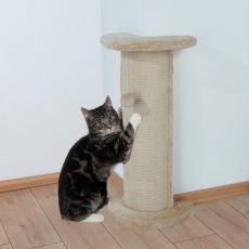 Škrabací stĺpik Lorca pre mačku, rohový s hračkou - 75cm
