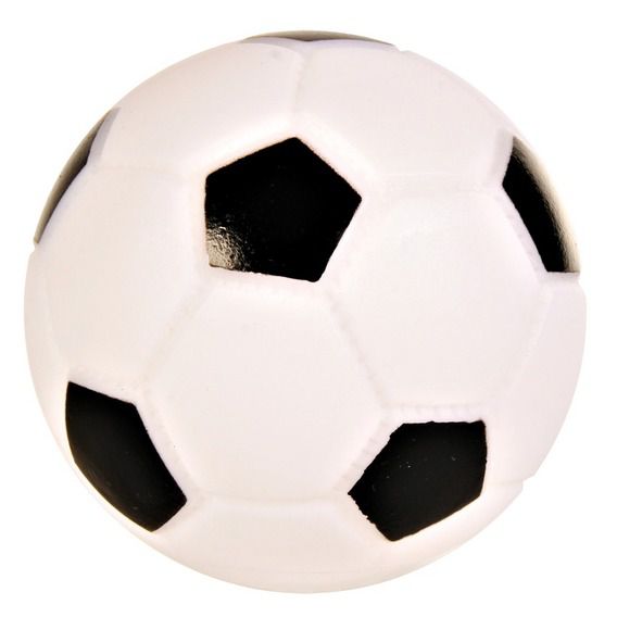 Hračka pre psa z vinylu - futbalová lopta, 10cm