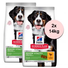 Hill's Science Plan Mature Senior Vitality Large Breed Chicken 2 x 14 kg