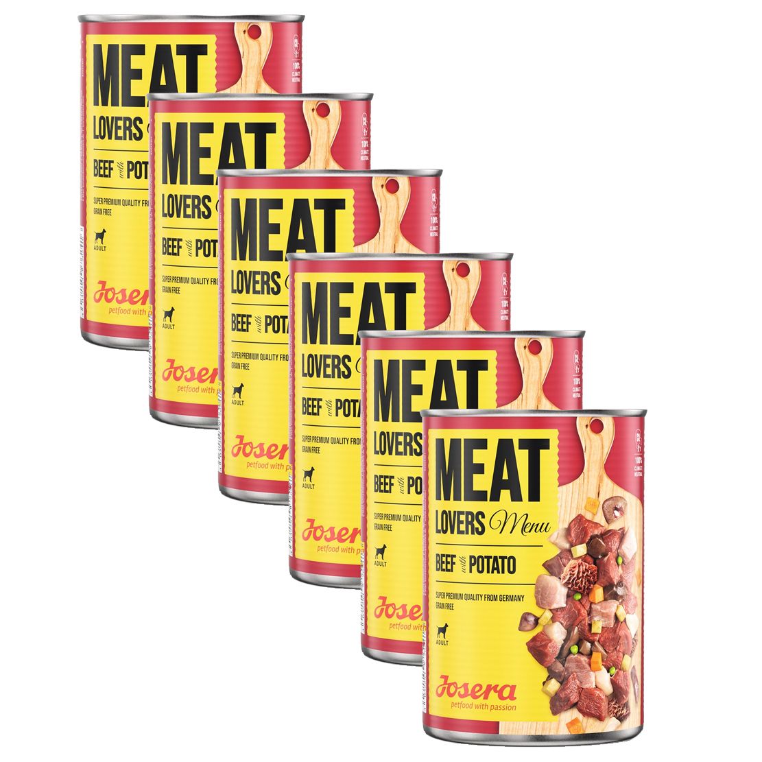 Josera Meat Lovers Menu Beef with Potato 6 x 400 g