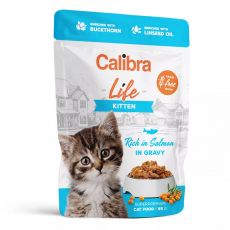 Calibra Cat Life Kitten Salmon in gravy 85 g