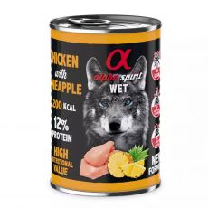 Alpha Spirit Dog Wet Chicken & Pineapple 400 g 