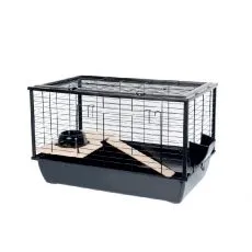 Klietka pre hlodavce a mal&eacute; zvierat&aacute; Bunny 80 De Luxe ČIERNA