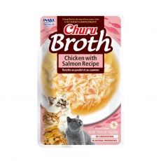 Inaba Ciao Broth cat kura s lososom 40 g