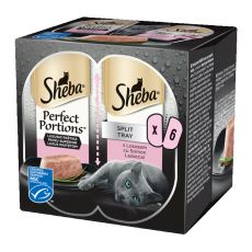Sheba Perfect Portions s lososom pre dospelé mačky 3 x 75 g