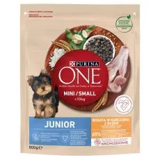 Purina ONE Mini Junior granule pre &scaron;teniatka kura 800 g