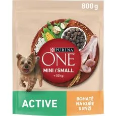 Purina ONE Mini Active granule pre psov kura 800 g