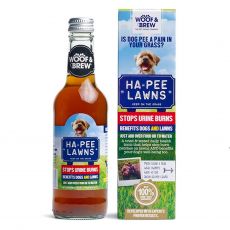 Woof & Brew Ha-Pee Lawns Tonic proti škvrnám na trávniku 330 ml